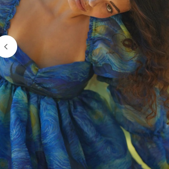 (SOLD) Selkie The Starry Night Moonlight Dress - Picture 6 of 14